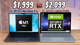 14" MacBook Pro vs RTX Surface Laptop Studio: RIP Intel?