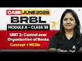 CAIIB June 2026 | BRBL Unit 2 Control over Organisation of Banks | Concept + MCQs | Nikkita Singh
