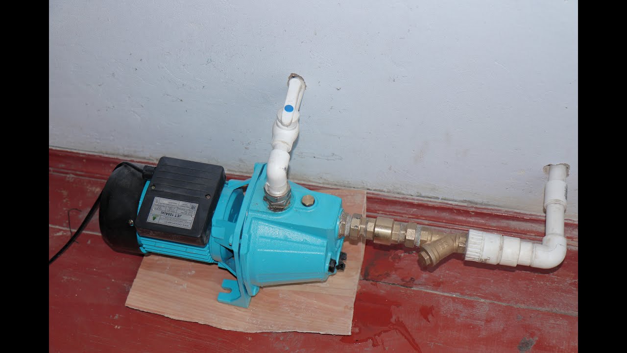 Как завел насос в предбанник, как запустить насос поверхностный ...