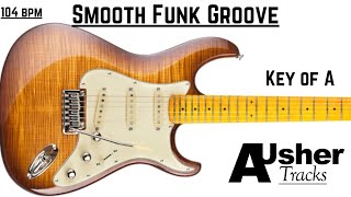Smooth Soul Funk Guitar Backing Track Jam in A major