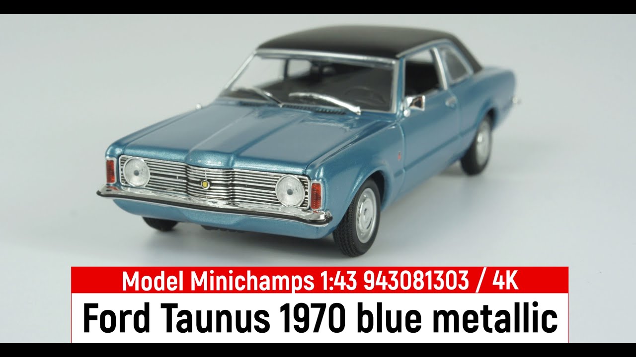 FORD TAUNUS COUPE 1970 Marron MINICHAMPS 1:43 de reference 400 081321