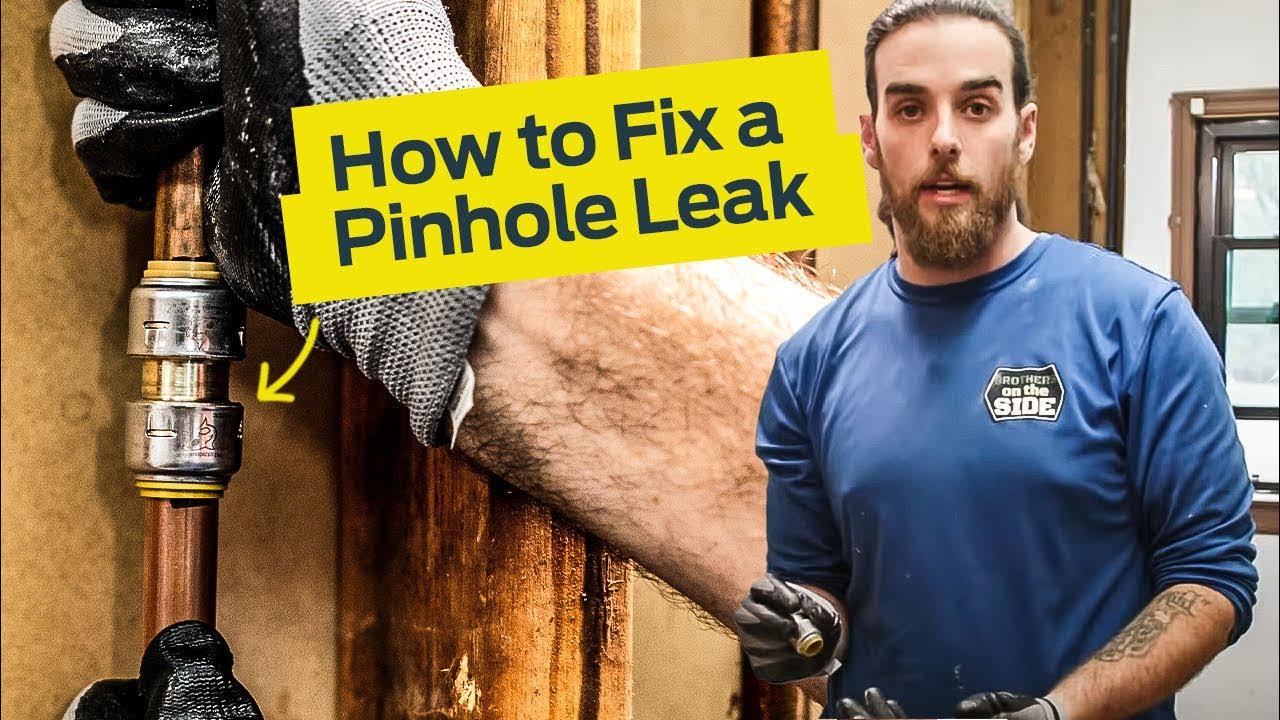How to Fix a Pinhole Leak YouTube
