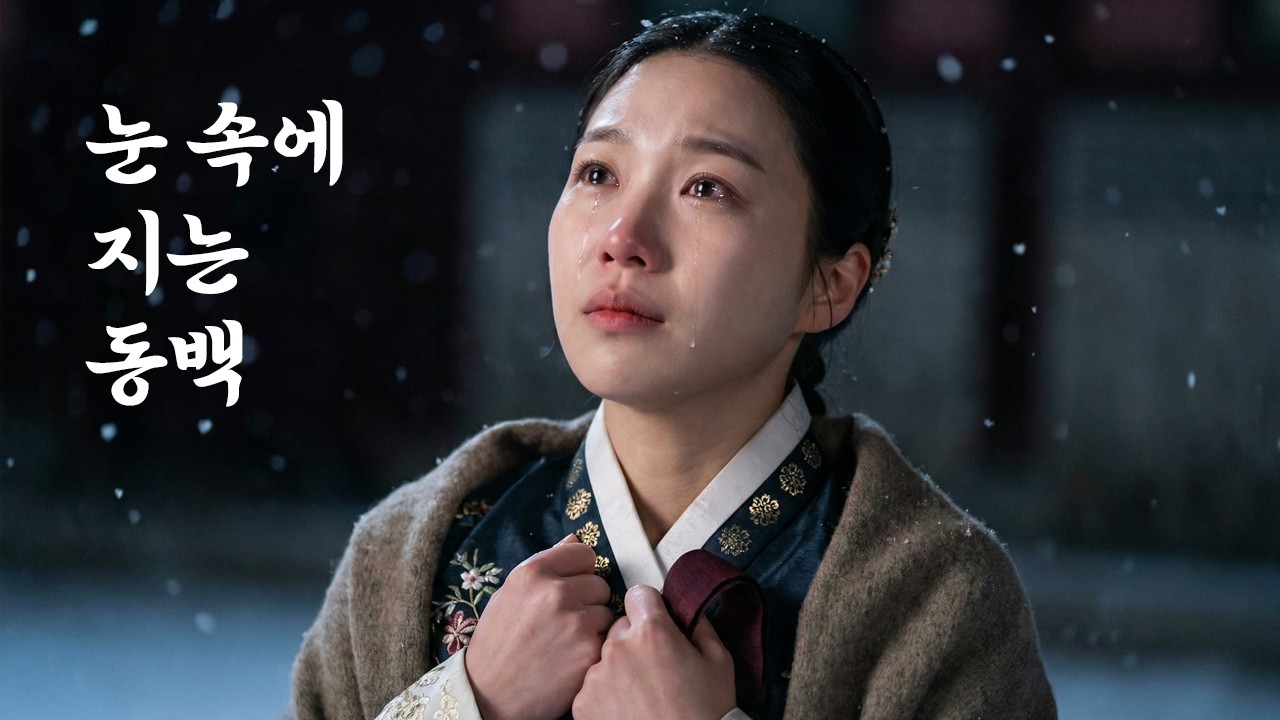 🌺 눈 속에 지는 동백 - 눈물샘 자극하는 애절한 정통 트로트 🌕 | 7080트로트 | 중년트로트