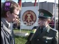Interview mit DDR-Grenzoffizier an offener Grenze, 1989