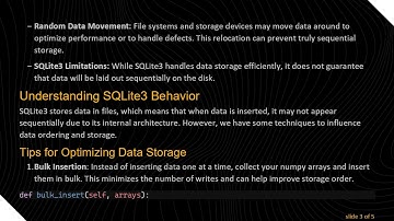 How to Ensure Sequential SQLite3 Data Storage in Python