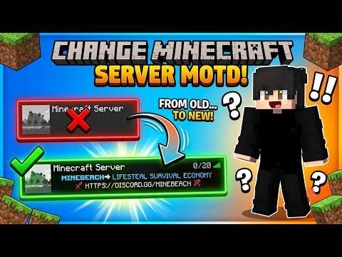 How to Customize Your Minecraft Server MOTD (Step-by-Step Guide)