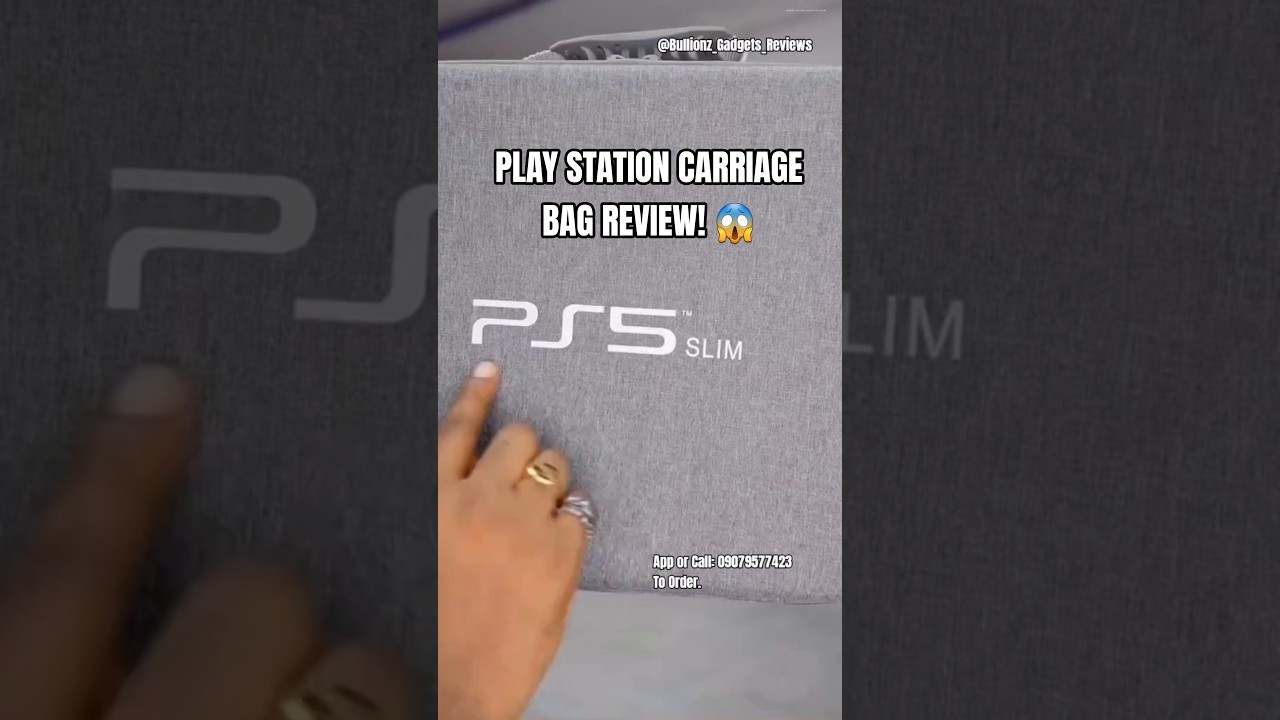 Sony PS-5 slim Carriage Bag 🔥: Review 😱! 