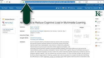 Using Permalinks in EBSCOhost