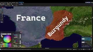 Creating a 1000 AD Map of Europe #map