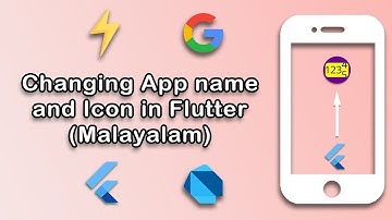 How to Change App Icon and Name in Flutter | Flutter Malayalam Course