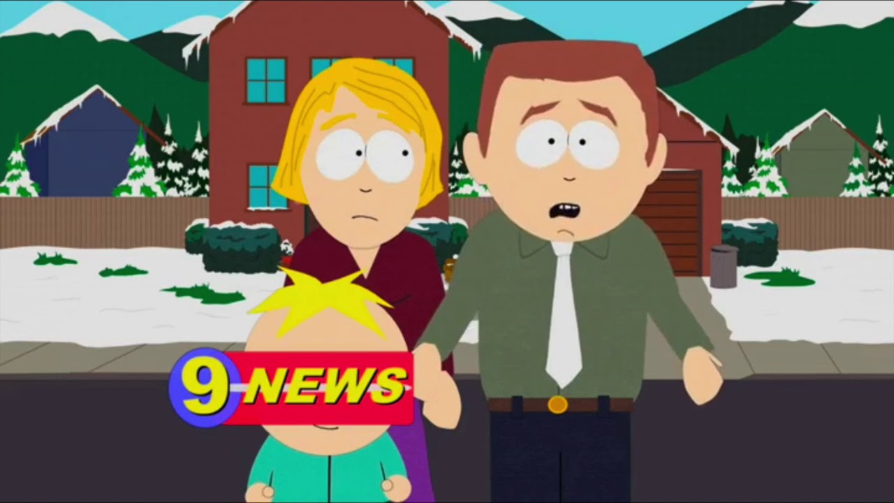 Stotch family on the news (Butters "Hi Grandma!") YouTube