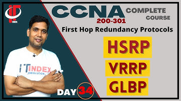 🔥 First Hop Redundancy Protocols (FHRP) Explained | HSRP, VRRP, GLBP | CCNA & CCNP in Hindi