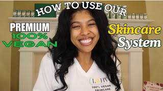 How To Use Our Premium 100% Vegan Skincare System | Step by Step Guide | LOHV ESSENTIALS