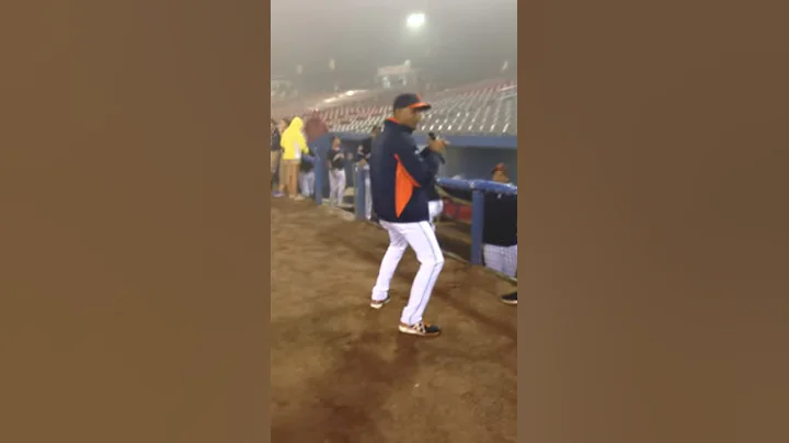 Rain delay shenanigans at Dodd Stadium CT Tigers V...