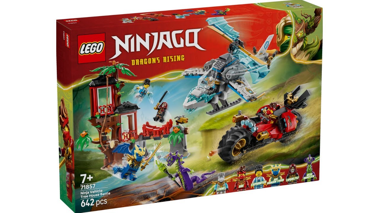 LEGO 71857 Instructions | NINJAGO | Ninja Vehicle Tree House Battle | Dragons Rising Season 4