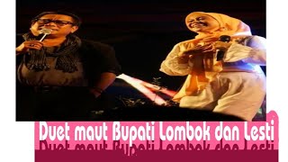 Duet Lesti dengan Bupati Lombok tengah bikin heboh
