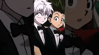 Killua and Gon fuient la brigade fantome  #mochidrama #mochiàlafraise  #hunterxhunter #anime