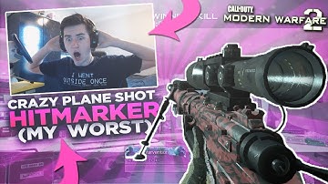 CRAZY PLANE SHOT HITMARKER - MW2 Trickshotting!