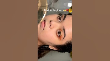 Beginner friendly eye makeup Hack♥️✨#shorts #eyeshadow #viral #youtube #ytshortsfeatures