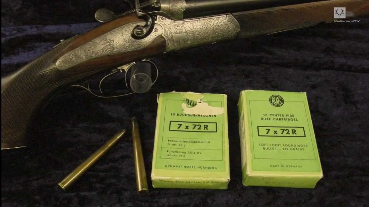 Ferlacher Hahndrilling Winkler 7x72R / Winkler Hammer Drilling Rifle