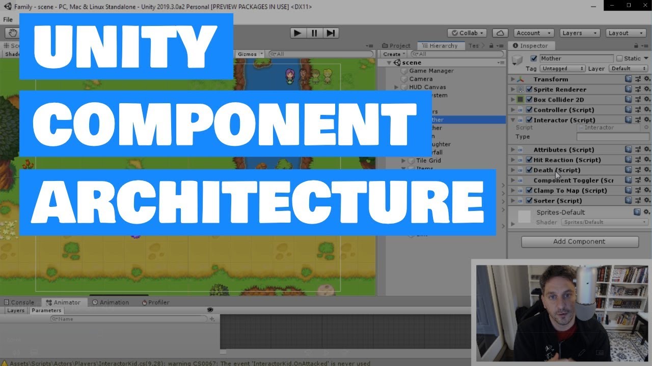 Unity Component Architecture - YouTube