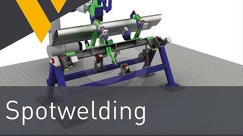 3D Simulation Spotwelding in Visual Components