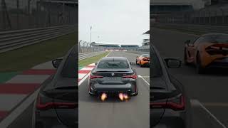 🏎️ BMW M4 vs. McLaren: Intense Track Duel
