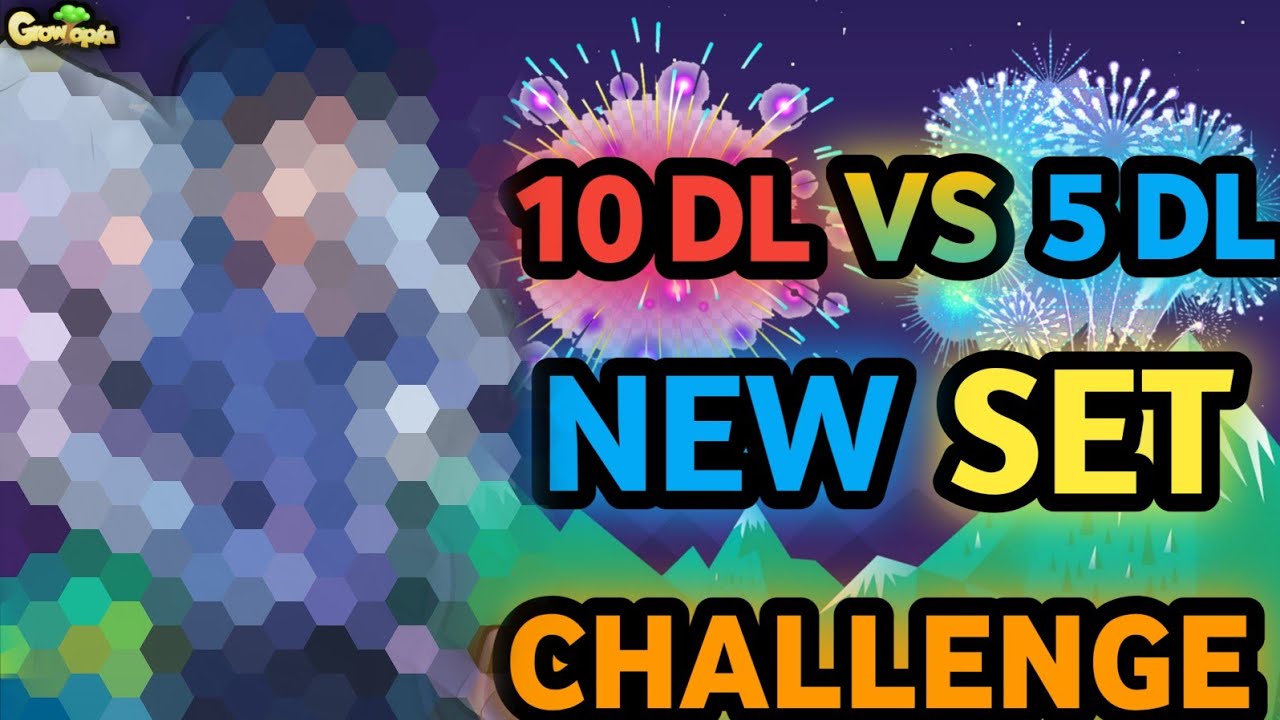 SPECIAL 5 DLS VS 10 DLS SET CHALLENGE (NEW SET) | Growtopia - Set Challenge 