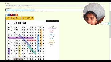 How to make a word search from thewordsearch.com