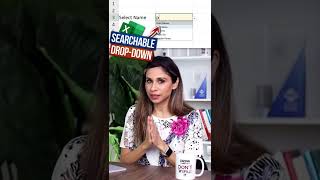 SEARCHABLE 🔎 Dropdowns in Excel #shorts