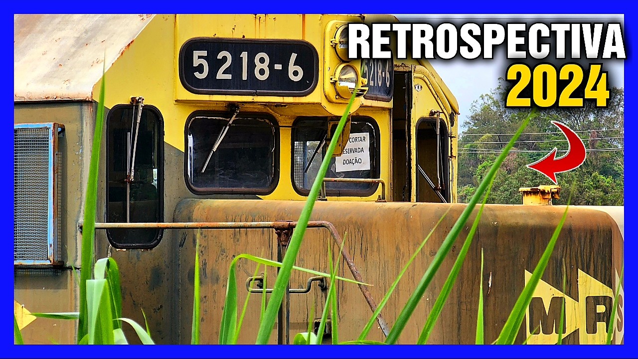 ESSES SÃO OS MELHORES TRENS DO BRASIL EM 2024 #RETROSPECTIVA FERROVIÁRIA