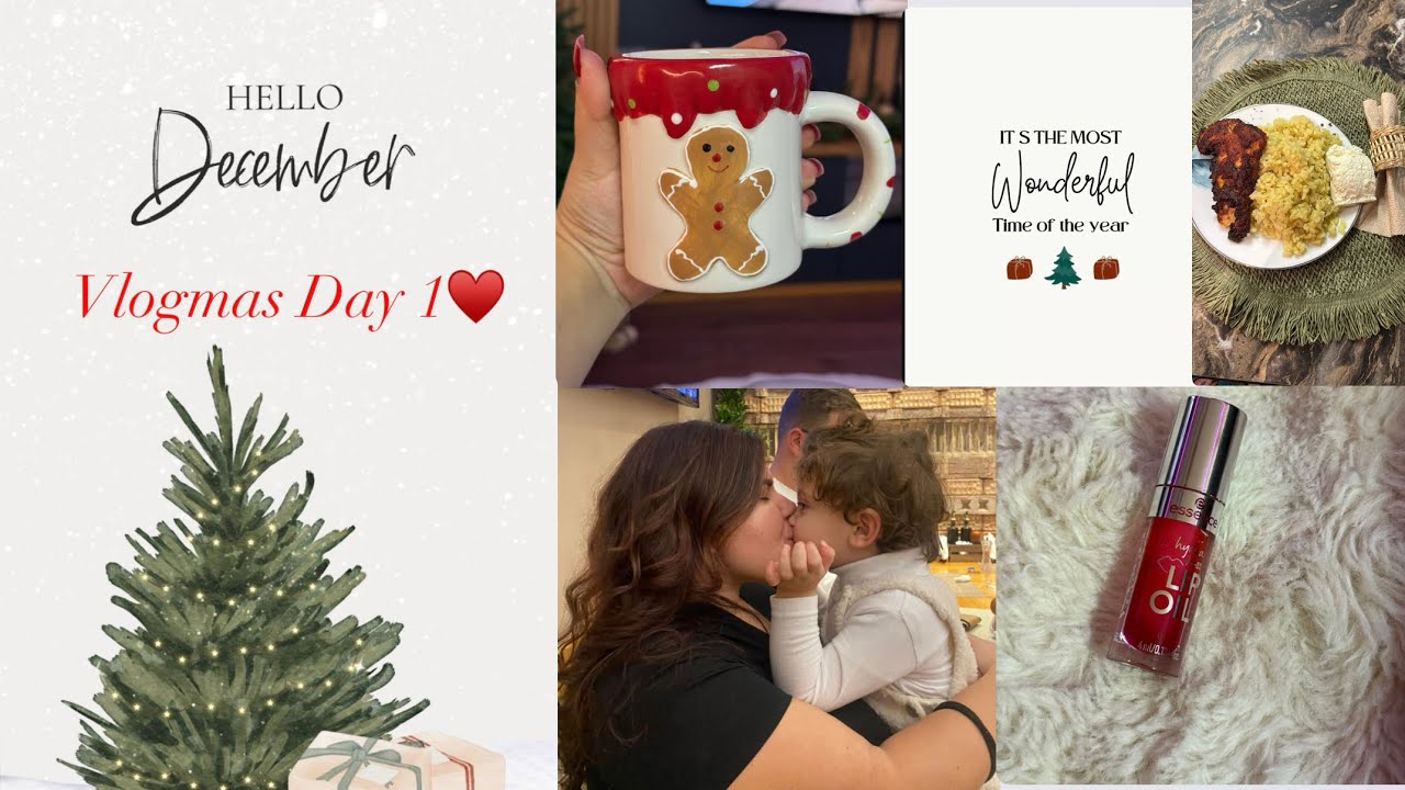 Vlogmas Day 1🎄 Me prishet pema e vitit te ri😫 Gjera festive nga Temu✨LipOilEssence💄E djela ne shtepi