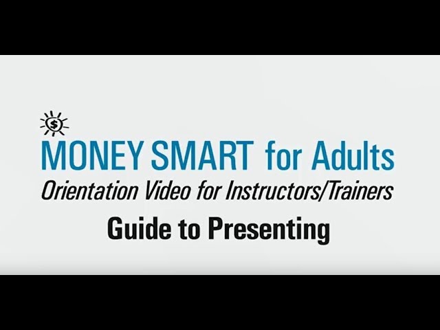 Video 4: Money Smart for ****s Guide to Presenting