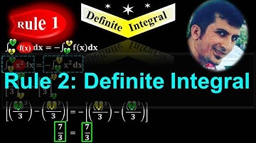 Rule 2: Definite Integral Equations - Definite Integration - Calculus through animation. by #Moein