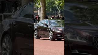 LOW-KEY DISCREET ROYAL MOTORCADE ARRIVES AT CLARENCE HOUSE, WHO IS IT?