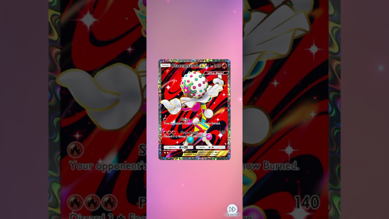 BACEPHALON EX PoKeMoN Pocket Fantastic Parade booster pull #pokemon #pokemonpocket #tcg #booster