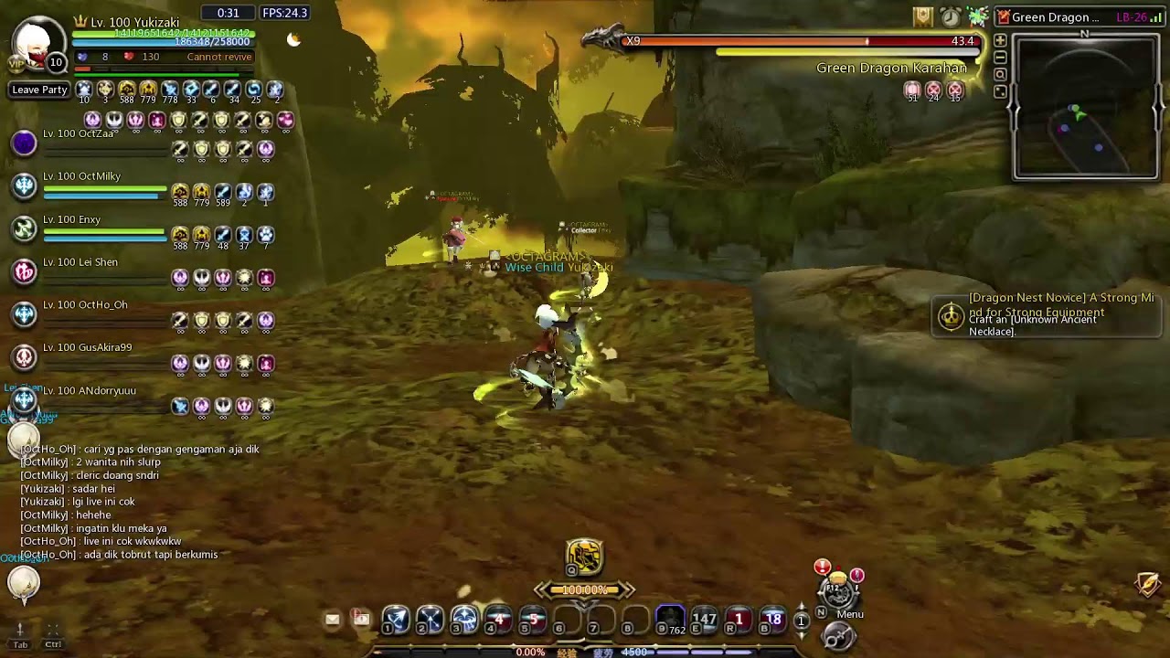 Live Event Raid Green Dragon Nest Hardcore