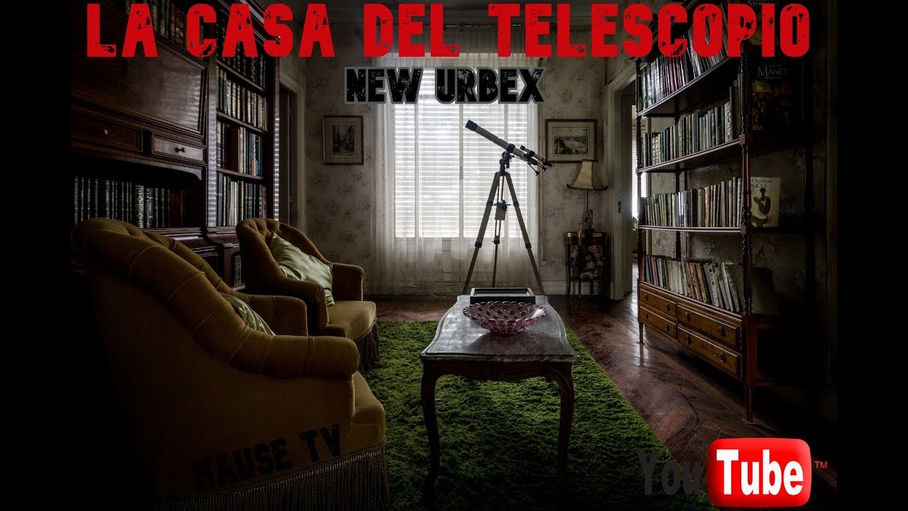 Encontramos UN TELESCOPIO dentro de un CHALET ABANDONADO  desde 1990 INTACTO