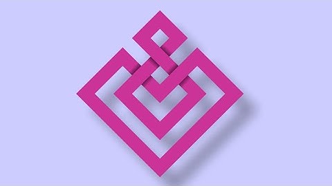 3D logo design by using square in CorelDRAW | Coreldraw tutorial | Graphic design | Contour tool