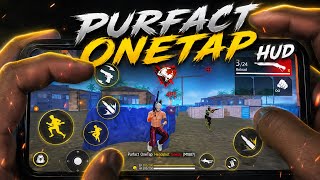 4 Finger Custom Hud | Free Fire Control Setting⚙️Onetap🔴Headshot Fast⚡️Gloowall Handcam #gameplay
