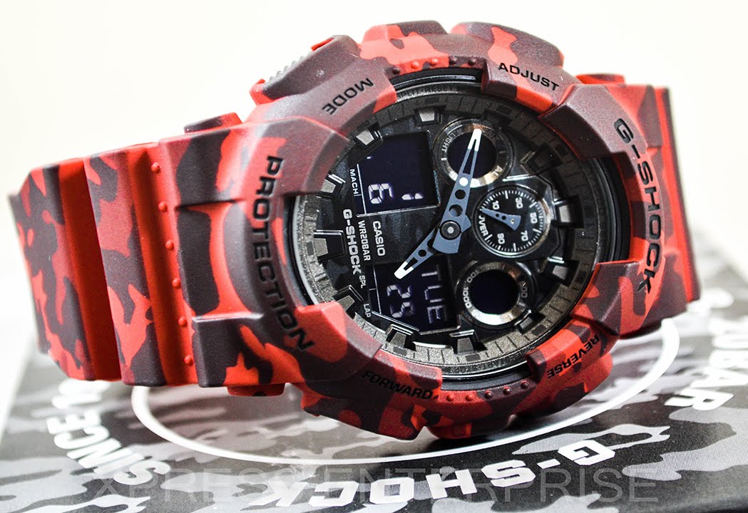 g shock watches orange and black