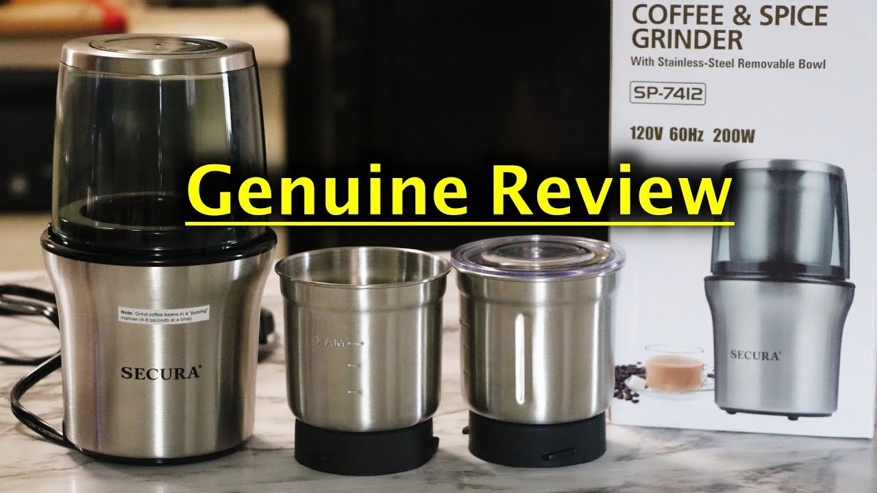 Secura Electric Coffee And Spice Grinder Review