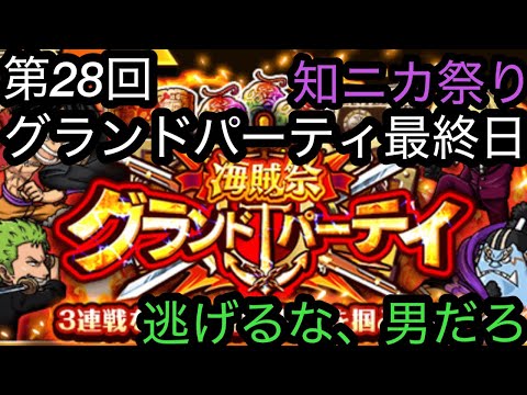 [トレクル]第28回グランドパーティー最終日！知ニカ祭りを制して６連覇なるか！？[OPTC][グランドパーティー]