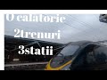O calatorie 2 trenuri 3 statii