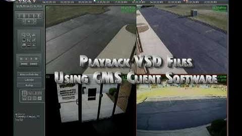 Playback Alnet VSD Video Files from Alnet NET DVR and NVR Security Camera Servers