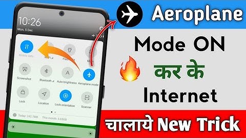 Flight Mode Mein Internet Kaise Chalaye 2025 | Airplane Mode Mein internet Use Kaise Kare  