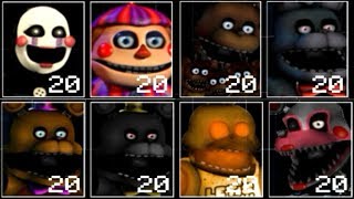 All Unnightmare Animatronics? Ultimate Custom Night