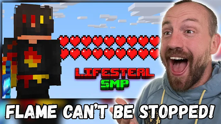 FLAME CAN'T BE STOPPED! FlameFrags I Reached 20 Hearts on the Lifesteal SMP (LIFESTEAL SMP REACTION)