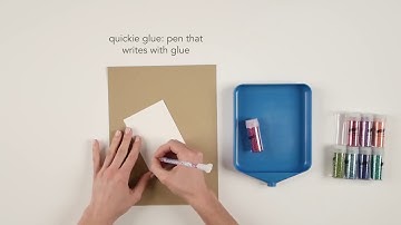 August Creative Challenge: Using Quickie Glue