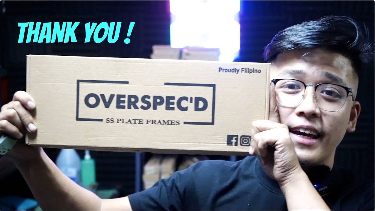 WE GOT SPONSORED BY OVERSPEC'D AUTOMOTIVE! UNBOXING THESE PLATE